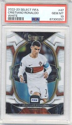 2022 23 Select FIFA CRISTIANO RONALDO Terrace White Prizm 20 PSA 10 EBay