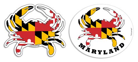 Maryland Crab Decals And Magnets The Backyard Naturalist