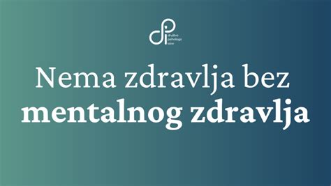 Kampanja Dru Tva Psihologa Istre Nema Zdravlja Bez Mentalnog Zdravlja