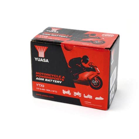 Batteria Yuasa Ytx Sigillata Con Acido A Corredo V Ah Honda Benelli