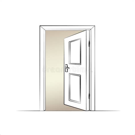 Open Door Drawing Perspective