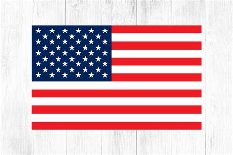 American Flag SVG Clipart, 4th of July By Twingenuity Graphics ...