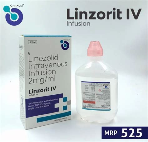 Linezolid Intravenous Infusion 2mg Ml At Rs 525 Piece Chiku Vadi