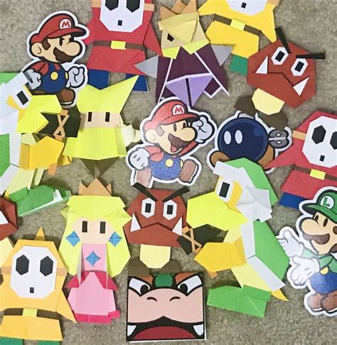 Make Paper Mario the Origami King Characters | Paper mario, Mario art ...