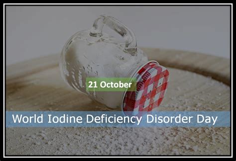 World Iodine Deficiency Disorder Day 2024 Joining Forces To Eliminate Iodine Deficiency Edudwar