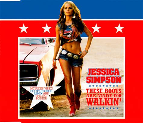 Jessica Simpson These Boots Are Made For Walkin CD Single