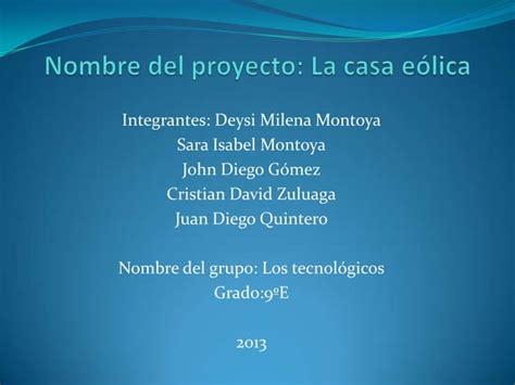 Proyecto Del Blogger PPT Descarga Gratuita