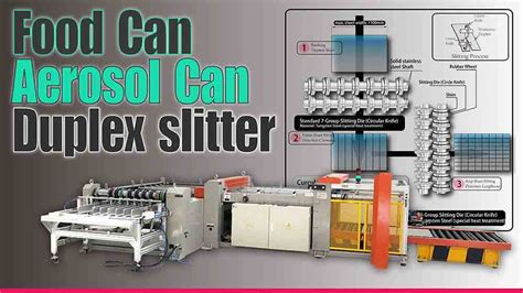 Automatic Duplex Slitter For Aerosol Can Body Making Professional Easy