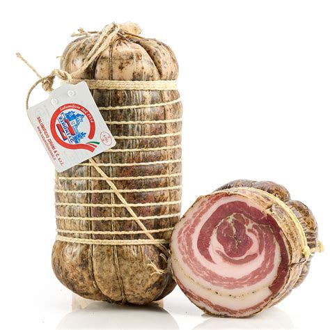 Pancetta Pepata Salumificio Zironi C Salami Salsiccia E Insaccati