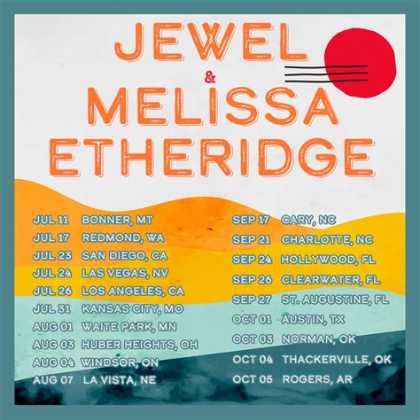 Jewel Melissa Etheridge Announce Co Headlining Tour At The Rose