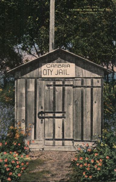 Cambria City Jail - Biggest Little Jail in the World California Postcard