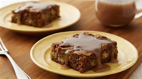 Apple Pudding Cake With Cinnamon Butter Sauce Recipe