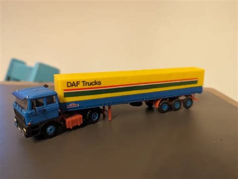 Kibri Modelleisenbahn H Daf Sattelzug Pritsche Plane Daf Trucks Eur