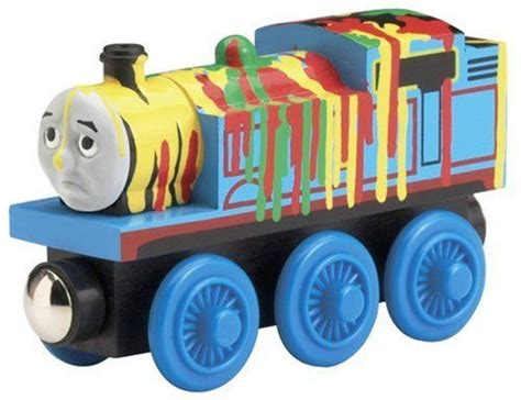 Tootally Thomas Paint Splattered Thomas Thomas Wooden