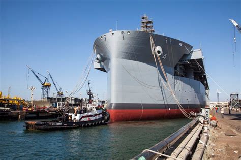 Nassco Successfully Completes Float Out For Usns Hershel Woody