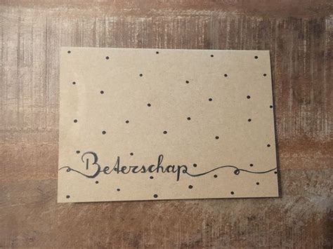 Handletteren Beterschap Kaart Kraft Kaarten Maken Handletteren Kaarten Beterschap