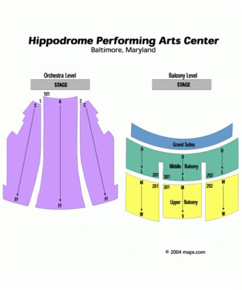 Hippodrome Theatre Seating Chart - Infoupdate.org