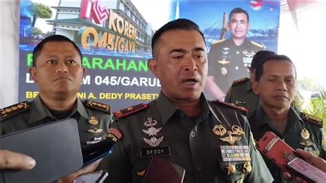 Danrem 045 Gaya Tegaskan Netralitas TNI Pada Pesta Demokrasi Pemilu 2024