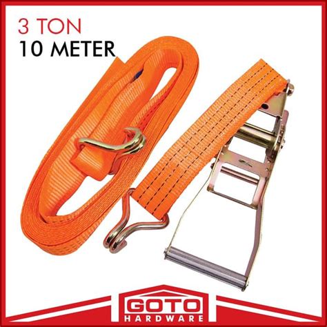 Jual Produk Webbing Cargo Lashing Belt Ratchet Tie Down Trackbelt Ton