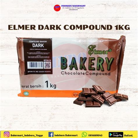 Jual Coklat Batang Elmer Dark Compound Kg Shopee Indonesia