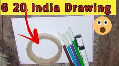 G20 Drawing / G20 India Logo Drawing | One Earth One Family One Future / Poster on G20/Chart on ...