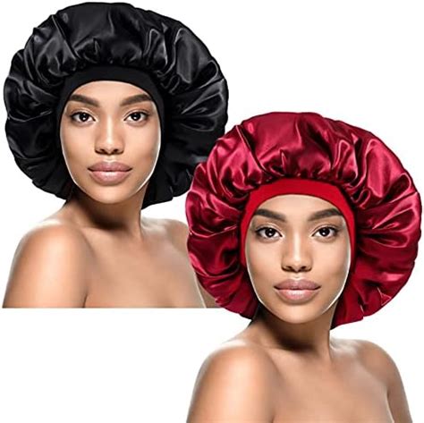 Amazon Kenllas Silk Satin Bonnet For Women Pcs Extra Large