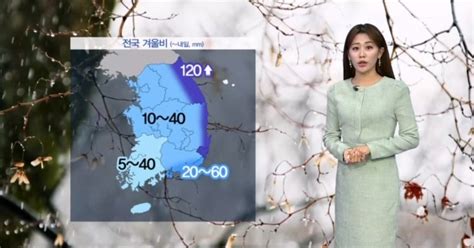 날씨 내일까지 전국 비바람강원 산지 최고 40cm 이상 폭설