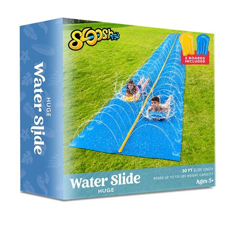 Sloosh Huge Water Slide Ft X Ft Heavy Duty Lawn Water Slide With