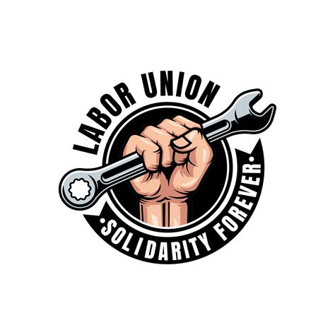 Labor union logo vector isolated on white background. 26140887 Vector ...