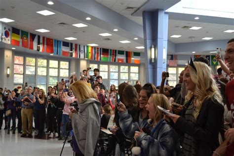 Old Bridge High School staff members give students a 'Thriller' Halloween flash mob