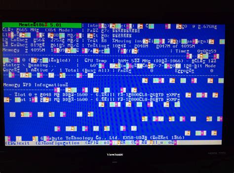 successful memtest linux