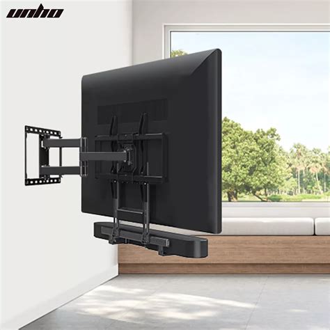 USX MOUNT Universal Sound Bar TV Bracket For Mounting Above 42 OFF