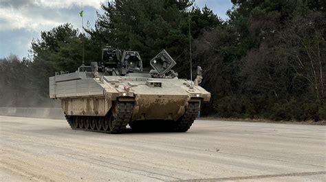 Army Resumes Training On Ajax Armoured Vehicles