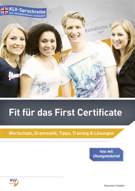 Fit für das First Certificate Wortschatz Grammatik Tipps Training