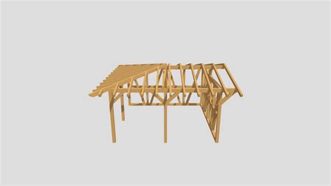 Doppel Carport Walmdach 5 Download Free 3d Model By Holz Bauplande