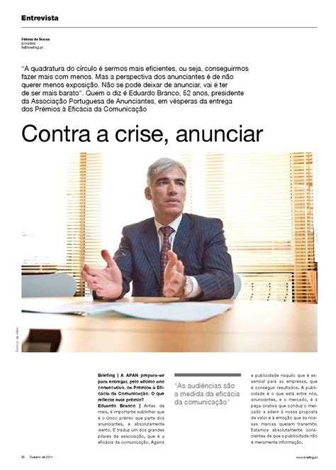 Entrevista a Eduardo Branco by LPM Comunicação Issuu