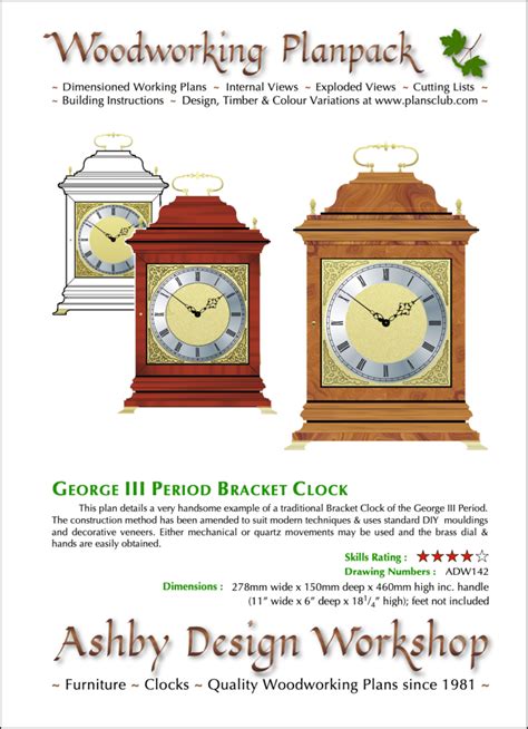 Pendulum Wall Clock Plans The Yeoman Adw201