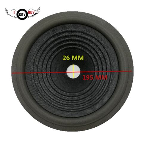 2 Pcs 8 Inch Speaker Cone Woofer Cones Drum Paper Accessories 195 Mm 26 9 Mm 45 Mm Diy Speaker