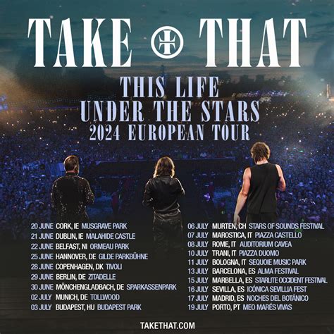 Take That 2024 In Deutschland Concertvisions