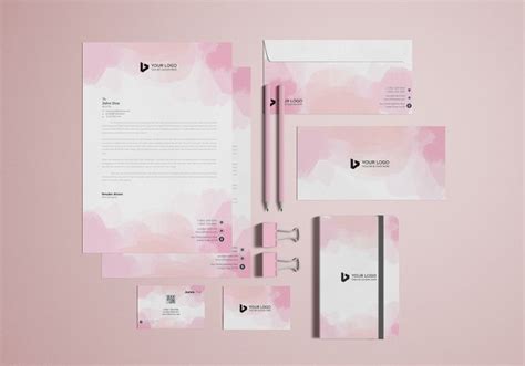 5 Free Design Templates for Your Stationery Set | Stationery set ...