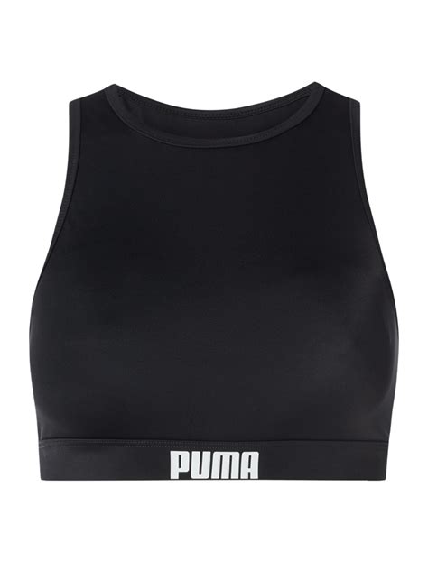 Kup online Puma Góra bikini o kroju stanika czarny