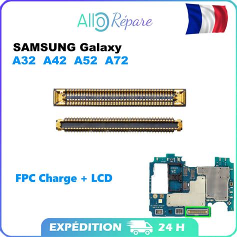 Connecteur FPC LCD Charge Sur Carte Mère SAMSUNG GALAXY A22 A32 A42