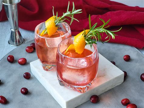 Cranberry Old Fashioned Cocktail Casual Foodist