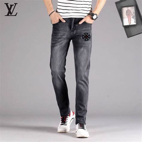 Louis Vuitton Long Jeans Men Lv1610j Mens Jeans Fit Louis Vuitton