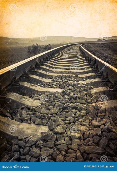 Vintage railroad stock image. Image of concept, railroad - 54249019