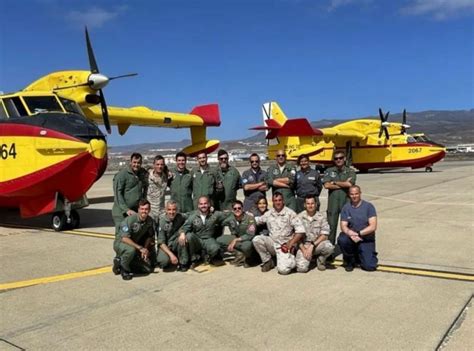 La Lucha Contra El Fuego En Tenerife Pone En Valor El Trabajo En Equipo