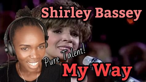 African Girl First Time Hearing Shirley Bassey My Way 1987 Live In