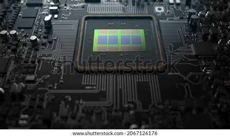 Fragment Computer Hardware Components Powerful Cpu Stock Illustration 2067126176 | Shutterstock