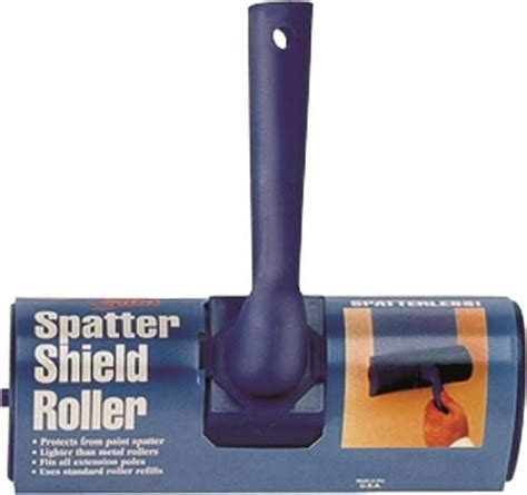 Linzer Products 7938 9 Blue Plastic Splatter Shield Roller Paint Rollers