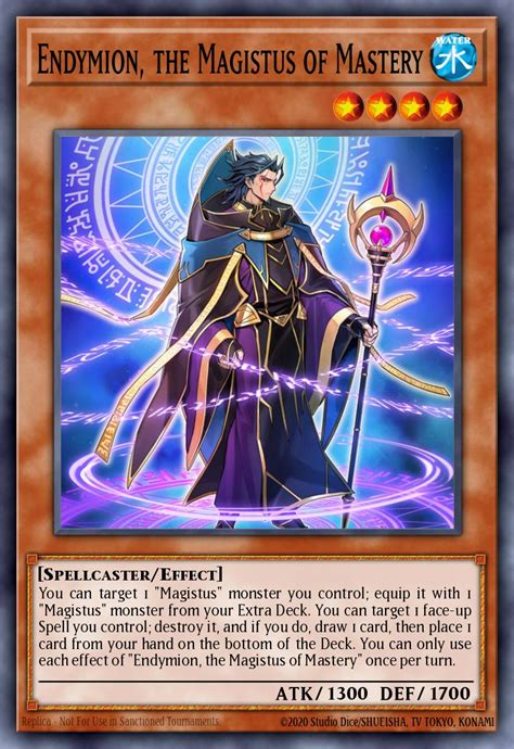 Endymion The Magistus Of Mastery Card Information Yu Gi Oh Database